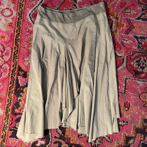 XCVI Pull On Asymmetric Hem Midi Skirt XL